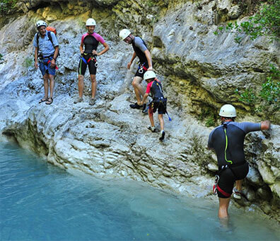 Aux alentours Canyonning