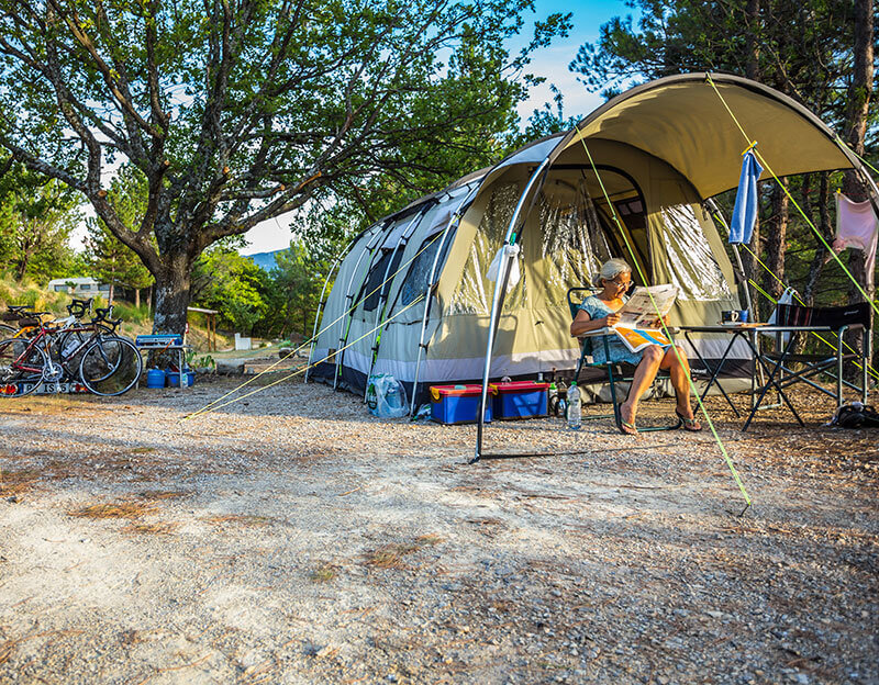 Emplacement de camping nature