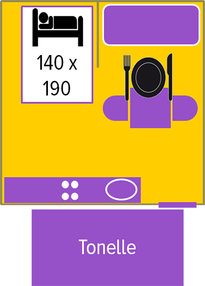 Plan du Chalet Abricot