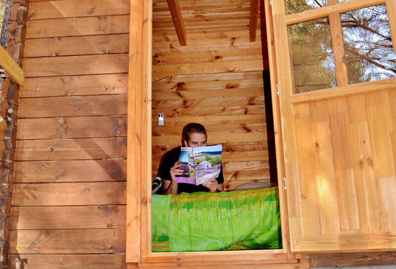 Chambre avec lit double Chalet confort Cigale